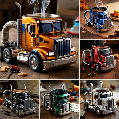 🚛 Căni de cafea lucrate manual pentru semi camioane