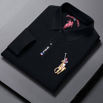 🔥【M-4XL】Nowa męska koszulka polo z długim rękawem 2025