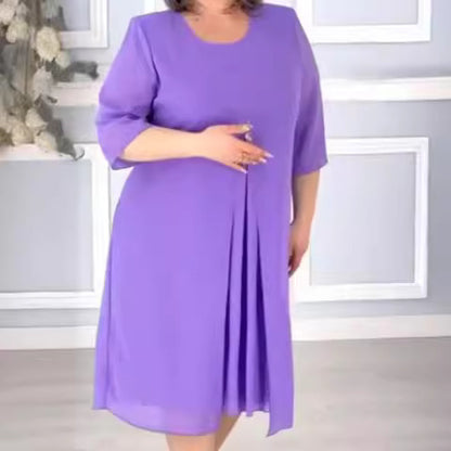 🔥🥰【S-5XL】2025 Rochie simpla multicolora