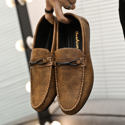 🔥🔥🥿 Primăvara și vara pantofi bărbați low-top sute pantofi casual pantofi din piele respirabil