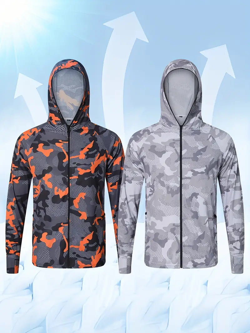 🎏【M-5XL】🔥Haine de pescuit pentru bărbați, respirabile și cu protecție solară