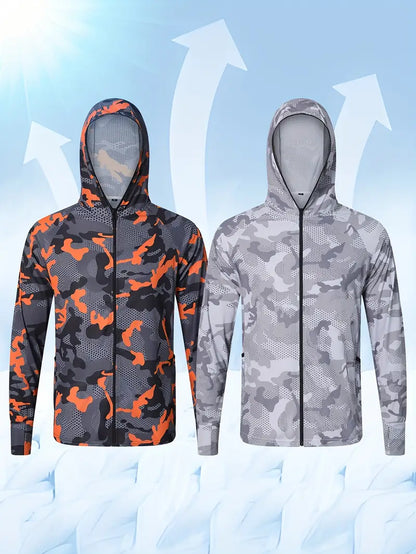 🎏【M-5XL】🔥Haine de pescuit pentru bărbați, respirabile și cu protecție solară