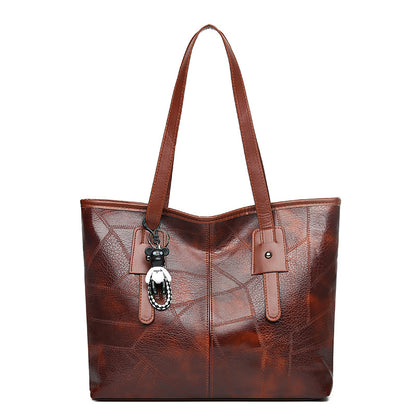 👜Geanta de umăr moale, din piele moale, la modă ✨Gantă extraordinară de capacitate mare✨