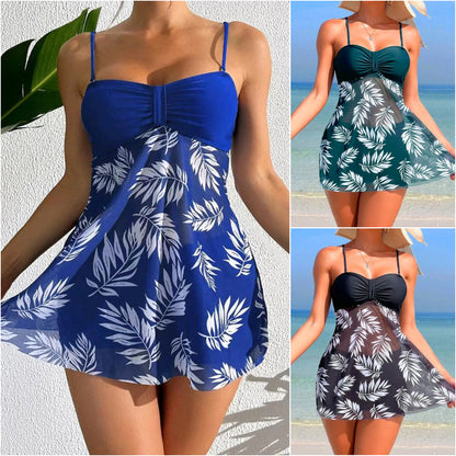 👙Set de costume de baie cu imprimeu de plasă nou 2025