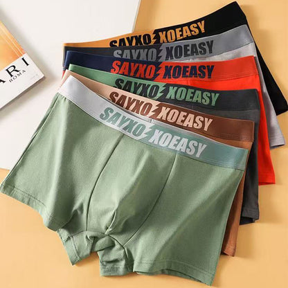 🔥【Cumpărați 3, primiți 3 gratuit】【L-5XL】Pantaloni boxer pentru bărbați 100% bumbac 7A antibacterian, respirabili și confortabili
