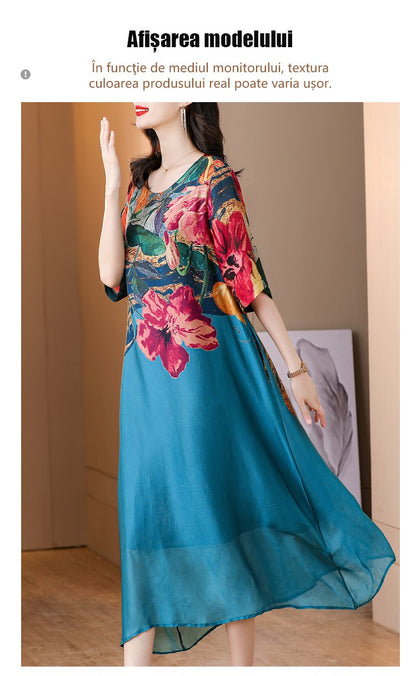 💖👗【M-5XL】Rochie elegantă imprimată