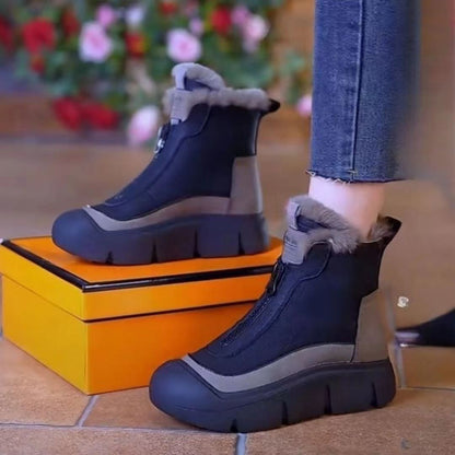 【35-40】Cizme de gleznă din piele naturală antiderapante pentru femei italiene făcute manual  3759703