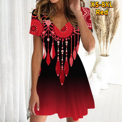 💘【S-8XL】2025 Nouă rochie de corp casual retro pentru femei, largi