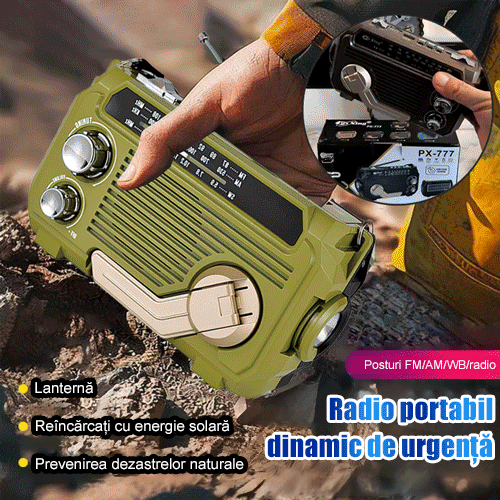 💥🏕️Radio portabil multifuncțional, radio AM, card Bluetooth stabil, audio multibandă