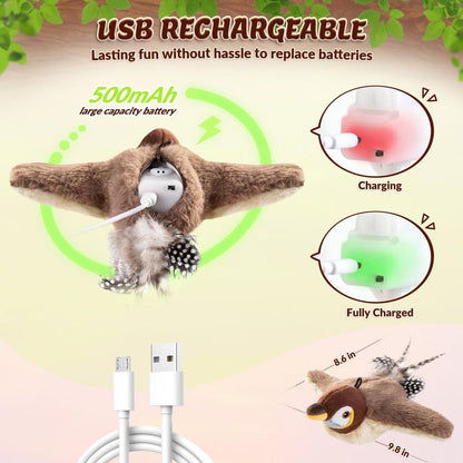 Cumpărați 1 Primiți 1 gratuit  🔥🐾Jucărie adevărată pentru pisici de vânătoare de păsări