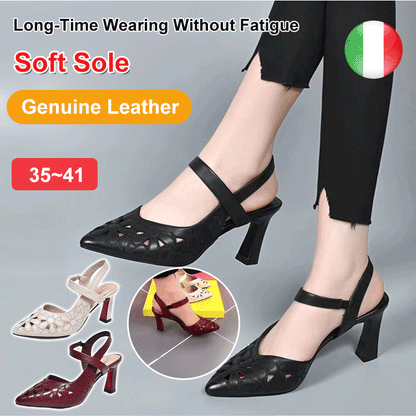 💥🔥【35-41】 Tocuri înalte confortabile de culoare solidă cu vârf ascuțit