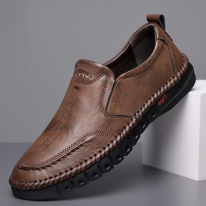 👞【39-44】2025 pantofi sport casual pentru bărbați, din piele naturală, cu talpă moale, antiderapantă, respirabilă
