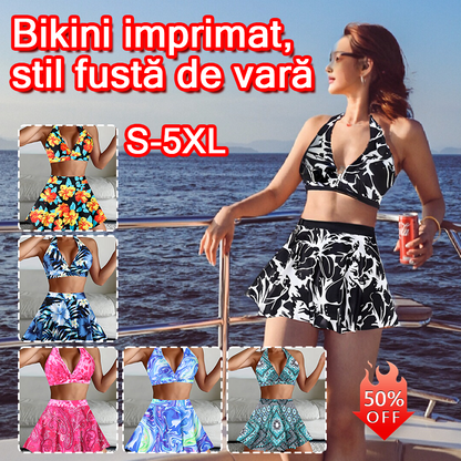 👙 2025 nou Europa și Statele Unite ale Americii imprimare bikini 2-piece set