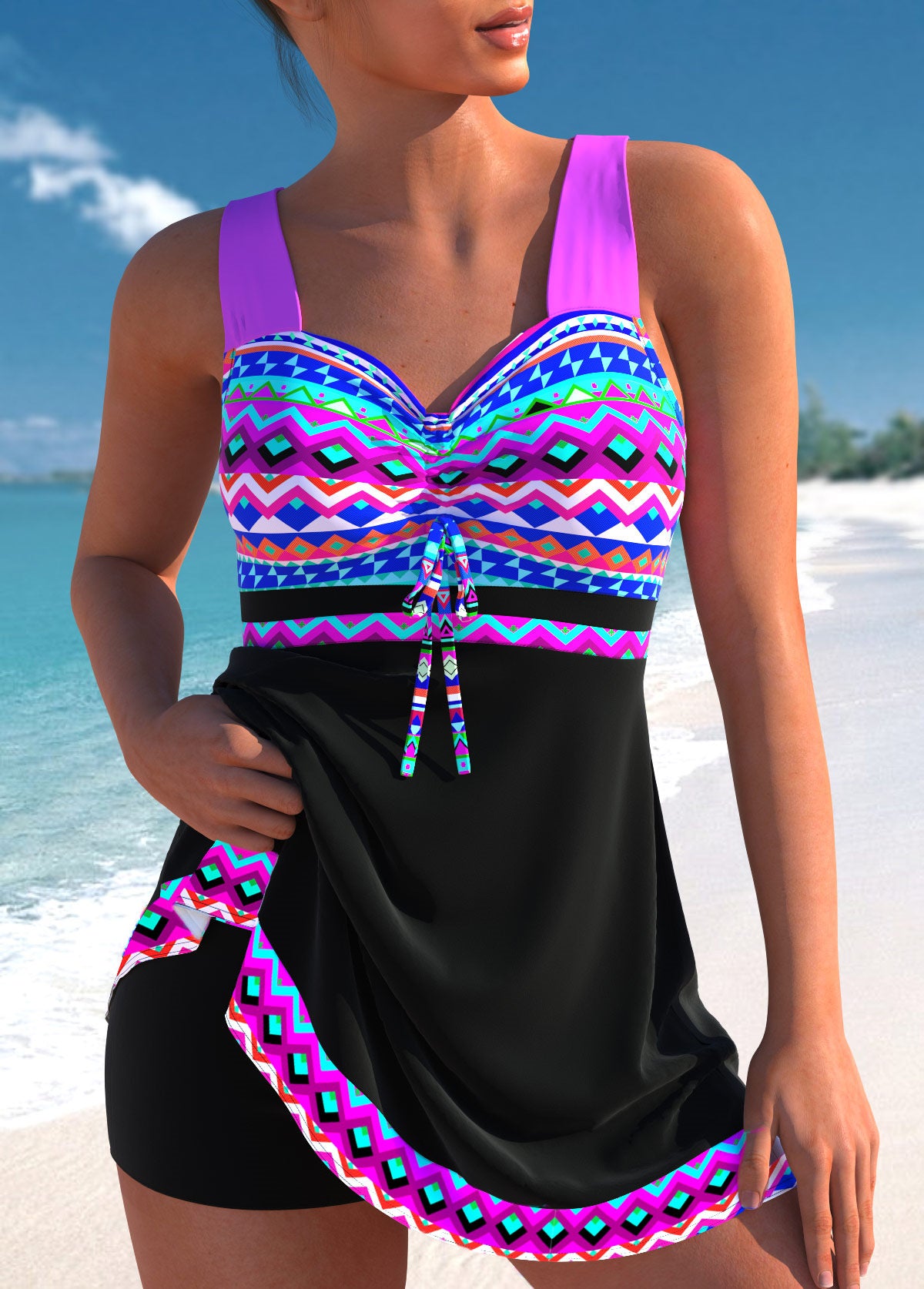 🩱🏖️[S-4XL] 2025 nou costum de baie imprimat pentru femei