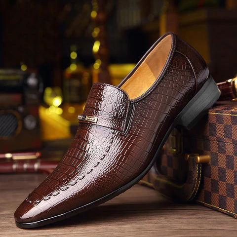 50% reducere pentru o perioadă limitată 🐊👞 Pantofi bărbătești din piele, confortabili și luxoși🔥✨