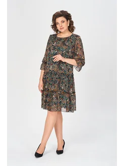 💥👗【S-5XL】2025 Nouă rochie de primăvară imprimată