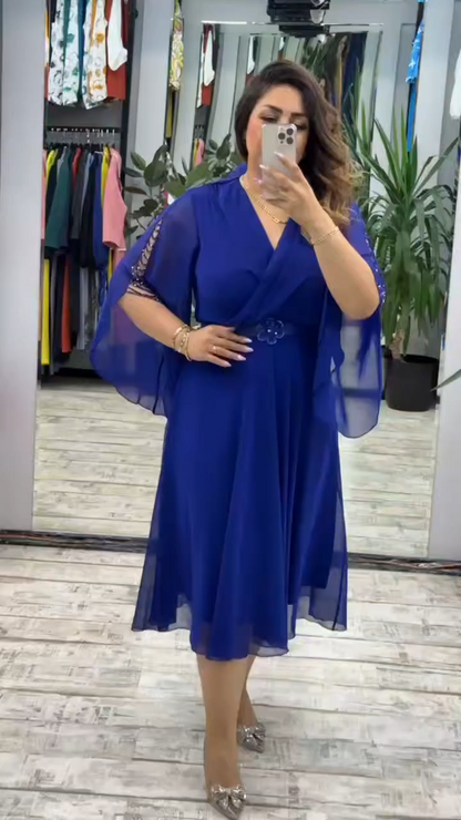 👗💥【S-5XL】Rochie noua la moda, design clasic, eleganta si simpla 4031171