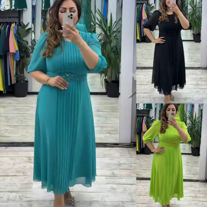 👗【S-5XL】Rochie nouă la modă, design clasic, elegantă și simplă