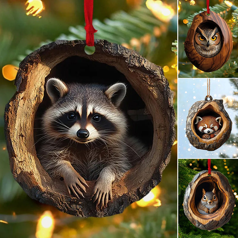 【10 PCS】🎄Critter Decorațiune pentru pomul de Crăciun. Decorațiune suspendată pentru animale mici
