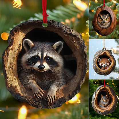 【10 PCS】🎄Critter Decorațiune pentru pomul de Crăciun. Decorațiune suspendată pentru animale mici