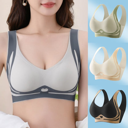 😍【Pachet de 4】Sutien pentru femei fără sârmă, dintr-o bucată❤️【40-85KG】