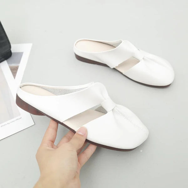 🔥👡【35-42】2025 Sandale Retro Femei Vară Papuci Plati