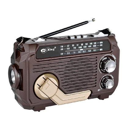 💥🏕️Radio portabil multifuncțional, radio AM, card Bluetooth stabil, audio multibandă