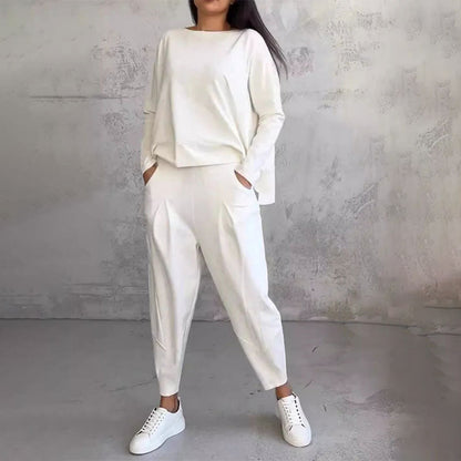 💥 50% reducere 💖 2024 nou costum pantaloni cu maneci lungi de toamna si iarna - moale si calduros 3851772