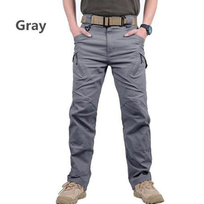 Upgradat tactic impermeabil pantaloni militare，Pantaloni cargo pentru exterior cu mai multe buzunare pentru bărbați