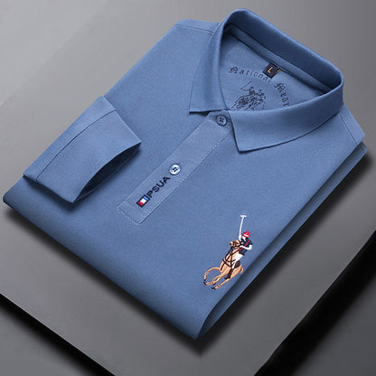 🔥【M-4XL】Nowa męska koszulka polo z długim rękawem 2025