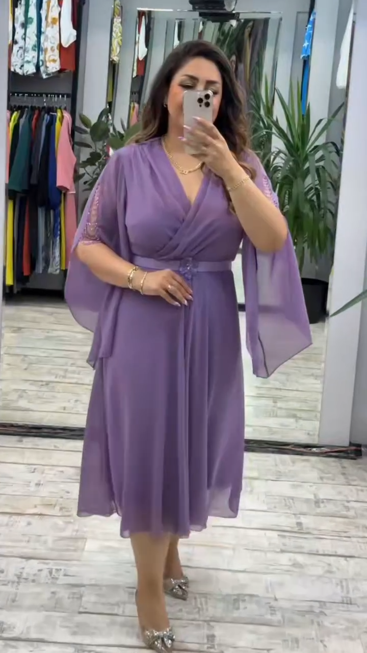 👗💥【S-5XL】Rochie noua la moda, design clasic, eleganta si simpla 4031171
