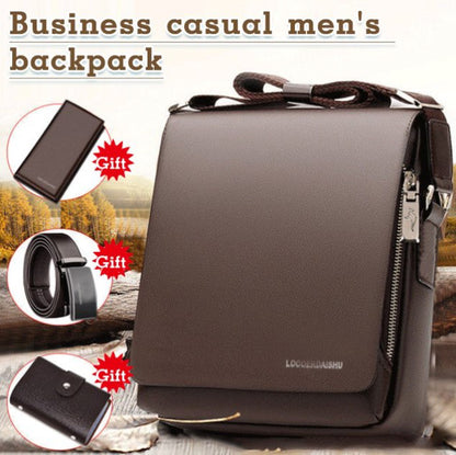 🔥Cumpărați 1 și primiți 3 gratuit 🔥Geanta de umăr pentru bărbați Geanta casual business [Ofertă limitată] 