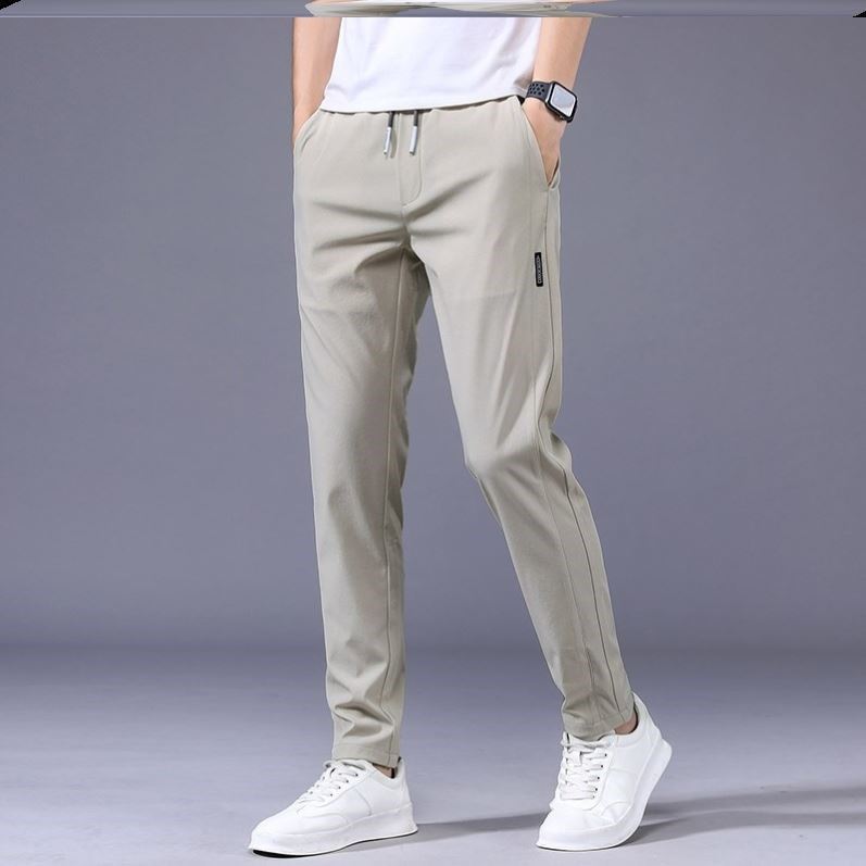 【M-5XL】New 2025 pantaloni elastici casual pentru bărbați, confortabili și eleganți