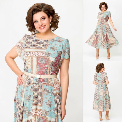 【S-5XL】2025 Rochie confortabilă imprimată nouă