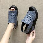 【35-40】 2025 noi sandale retro dama vara, talpa moale, nu obosit la mers-3925952