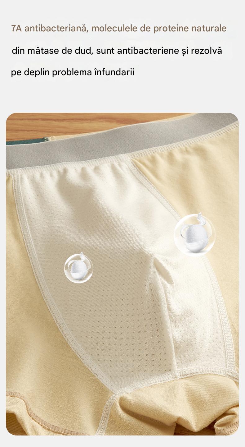 🔥【Cumpărați 3, primiți 3 gratuit】【L-5XL】Pantaloni boxer pentru bărbați 100% bumbac 7A antibacterian, respirabili și confortabili