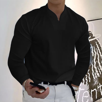 🔥Lichidare nouă🔥【S-5XL】Tricou de vară pentru bărbați, din bumbac, cu decolteu în V